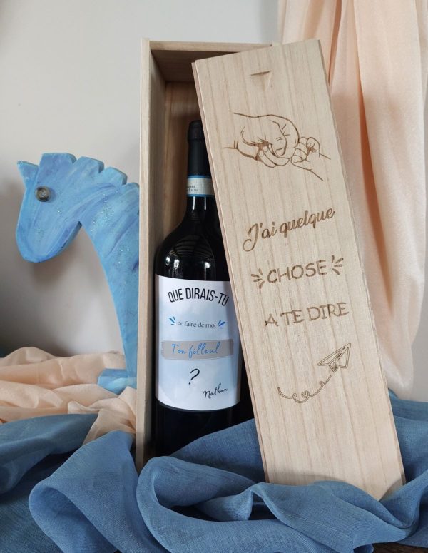 Coffret de vin pour demande de parrain – Image 2