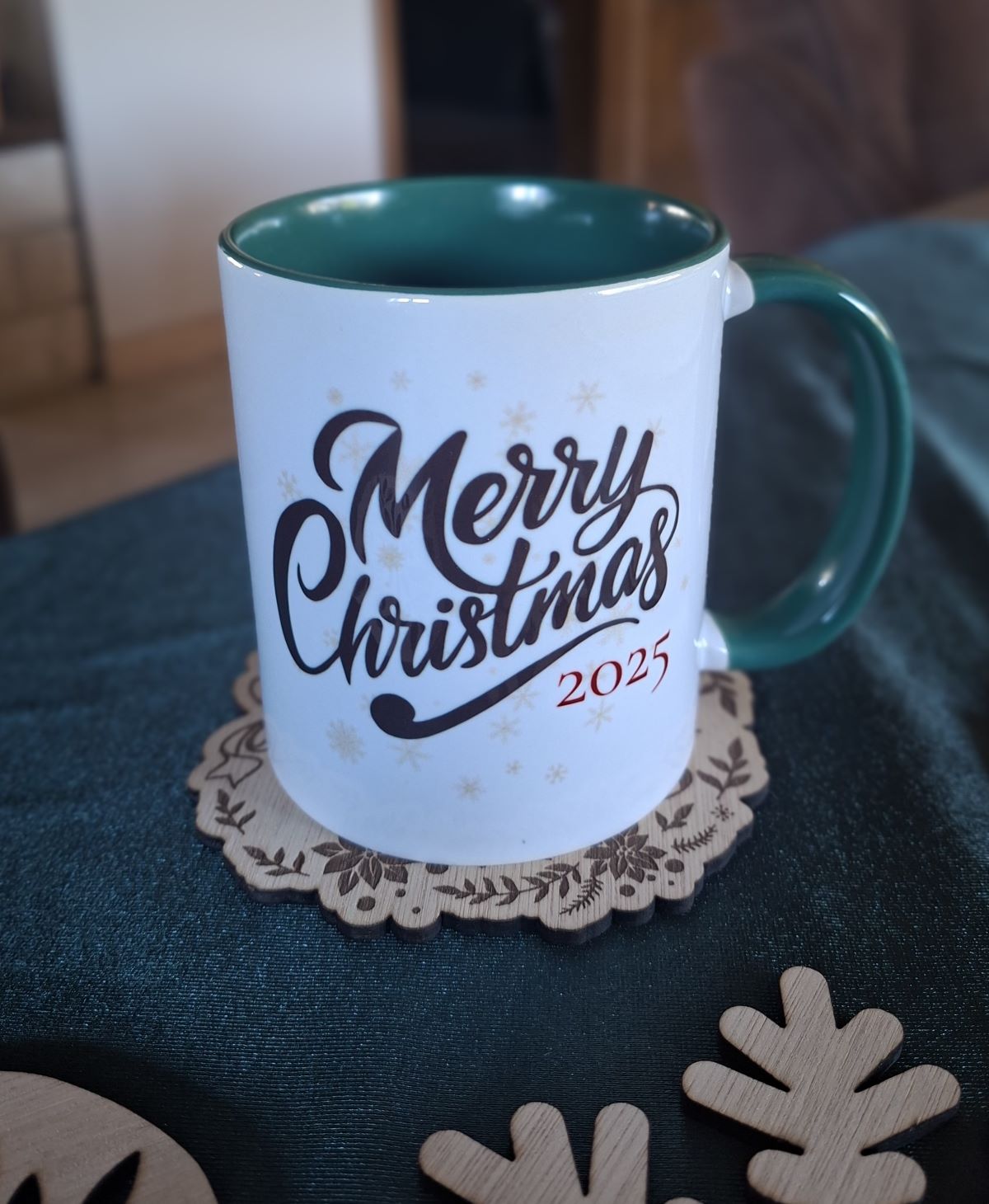 Mug personnalisé pour noël avec prénom ou autre.