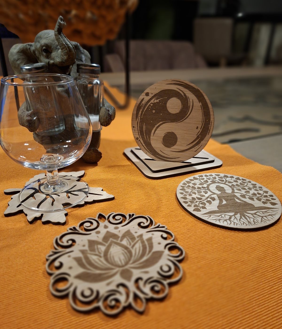 Sous-verres personnalisés en bois – Image 5