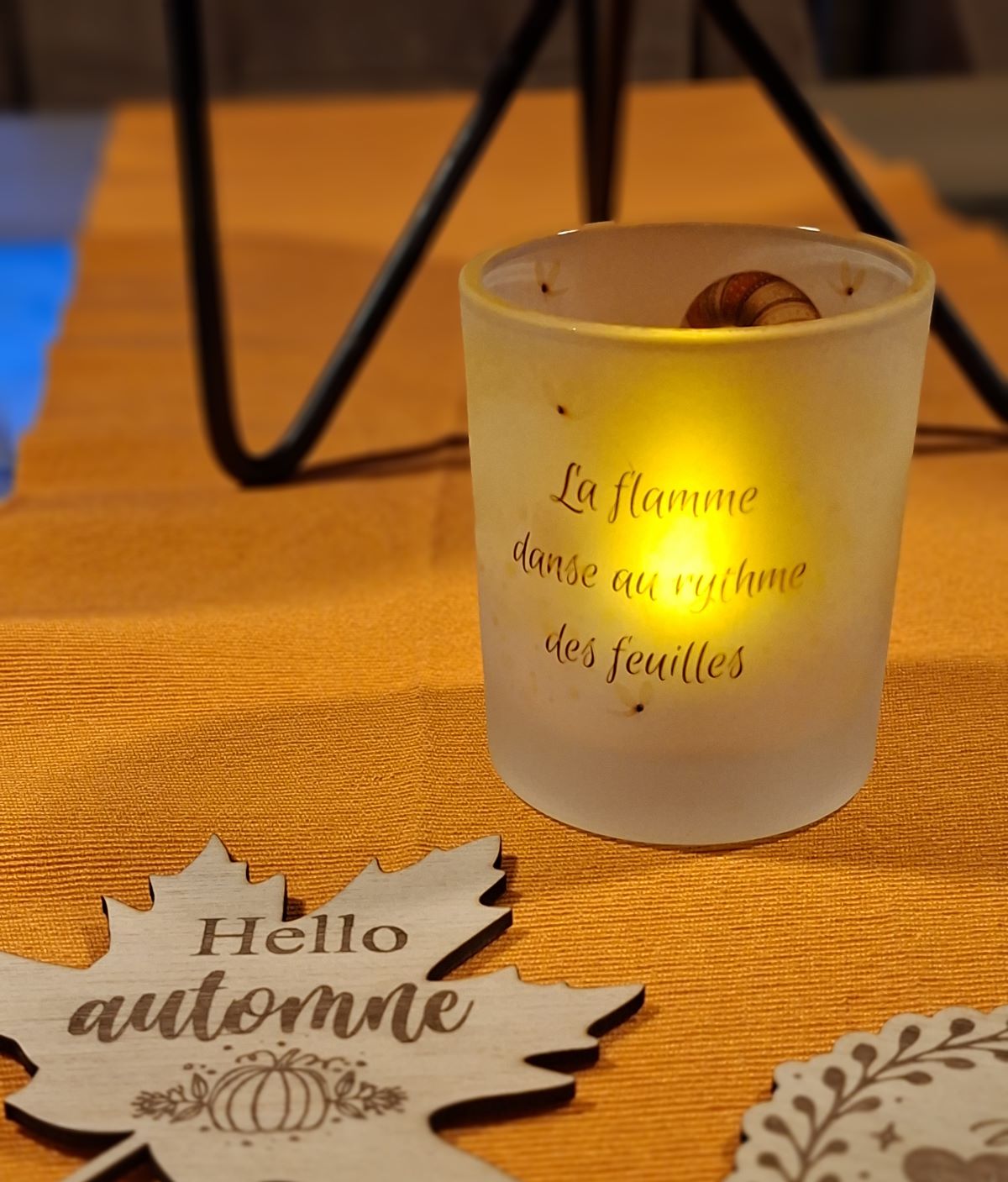 Photophore personnalisable en verre fumé – Image 5