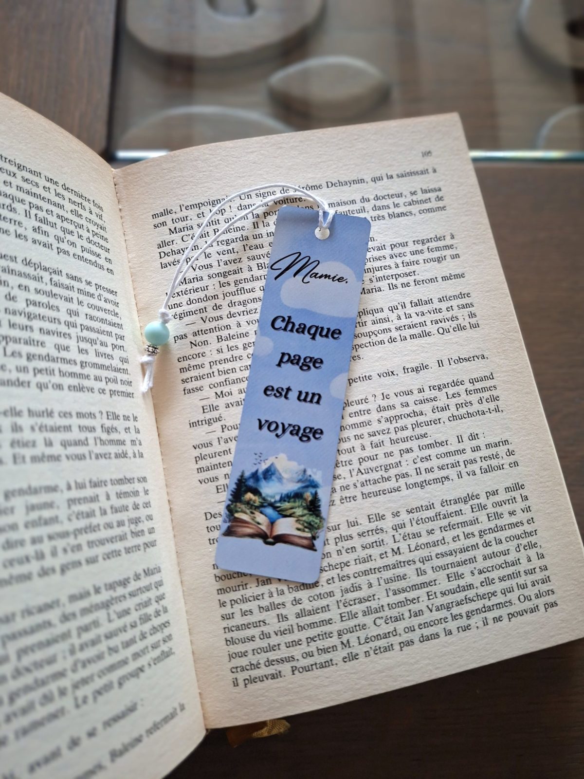 marque page personnalisé