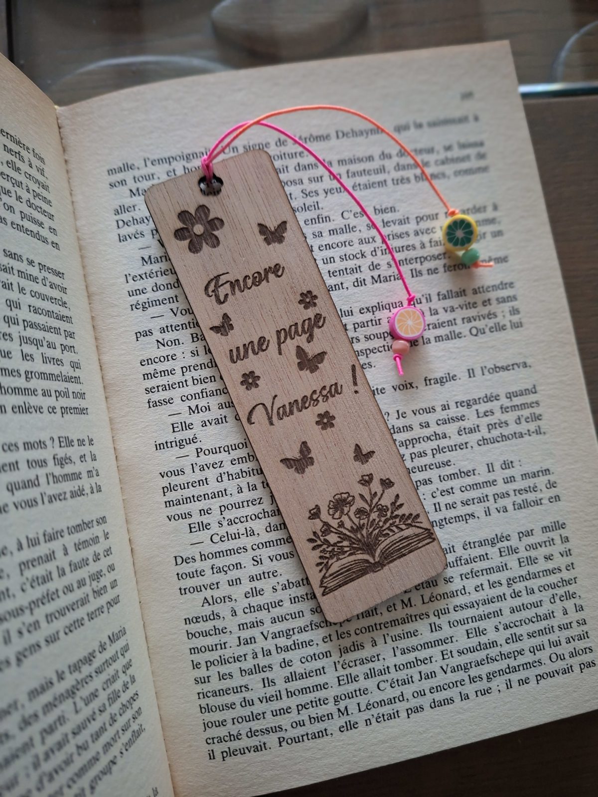 marque page personnalisé