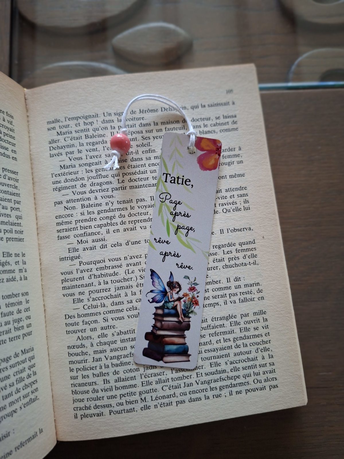 marque page personnalisé