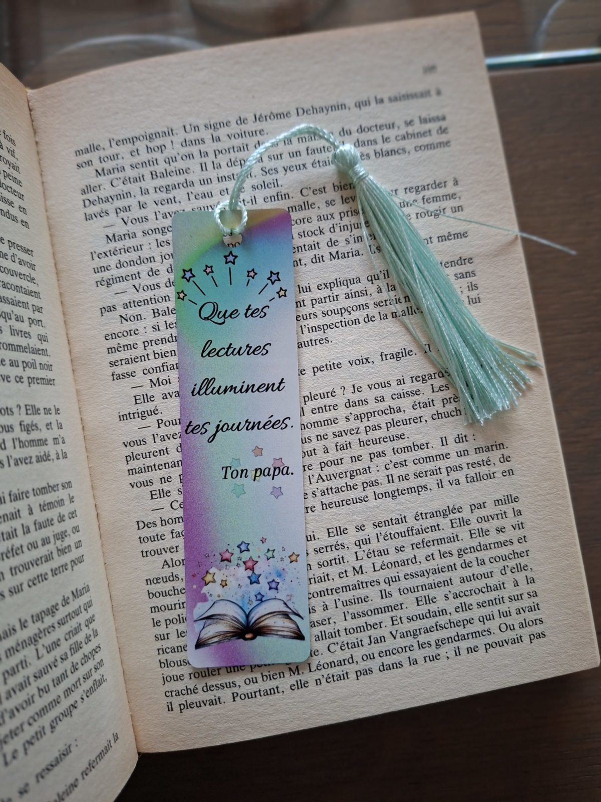 marque page personnalisé